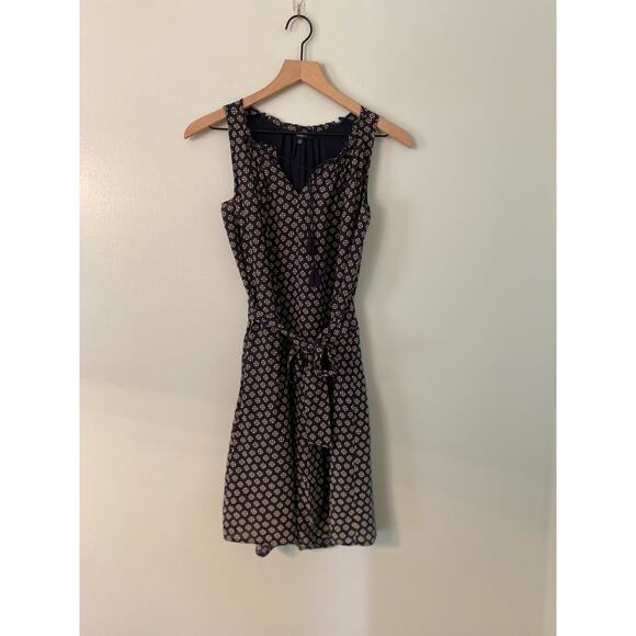 Madewell Silk Sleeveless Printed Mini Dress xxs - Picture 3 of 10